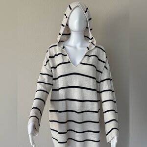 J. Jill Hooded Beachy Knit Top